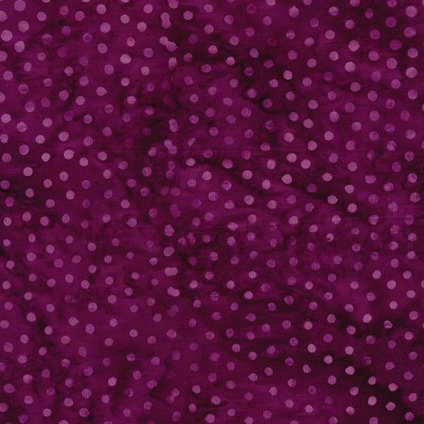 Majestic Batiks - 034 Dots Deep Red/Violet