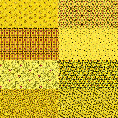 Chrome Yellows Fabric Bundle