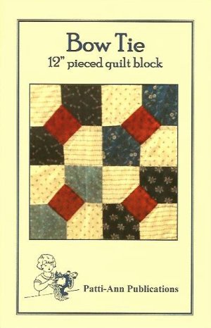 Bow Tie Quilt Block Pattern