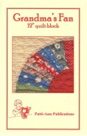 Grandma’s Fan Quilt Block Pattern