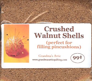 Crushed Walnut Shells - Pincushion Filling