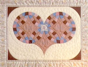 Double Wedding Ring Heart