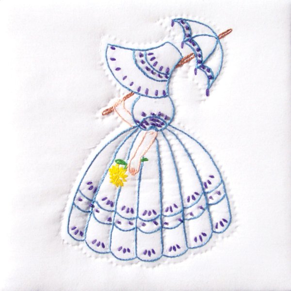 Jack Dempsey - Parasol Ladies 9" Quilt Squares