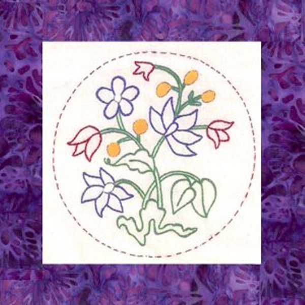 English Flower Garden Block 10