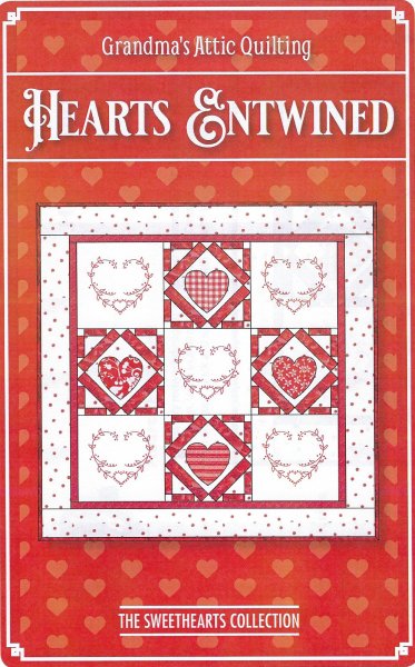 Redwork - Hearts Entwined