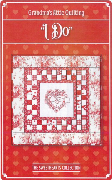 Redwork - "I Do"