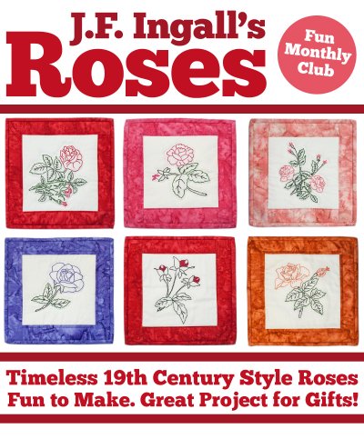J.F. Ingalls Roses Embroidery Club