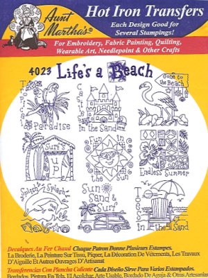 Aunt Martha's Hot Iron Transfers 3789 Animal Tea Towels Size: One Uncut  Sewing Pattern