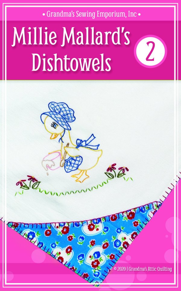 Millie Mallard Dishtowel 