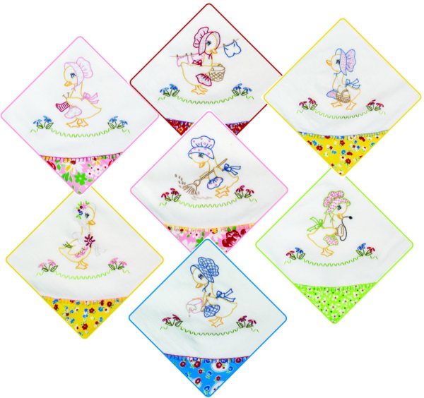 Millie Mallard Dishtowel Embroidery Club