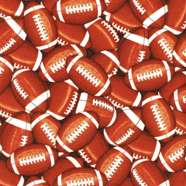 Timeless Treasures - C4822 Footballs