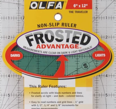 Olfa Frosted Ruler - 6" x 24"