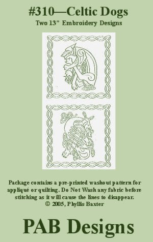PAB Designs - 310 Celtic Dogs