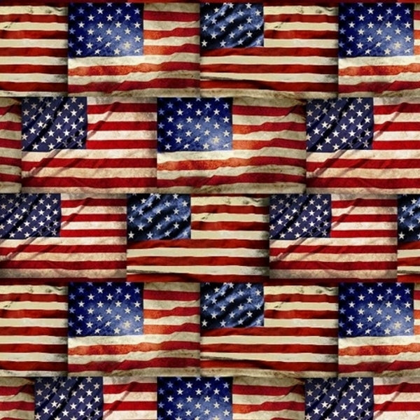 Timeless Treasures - C8360 Flags