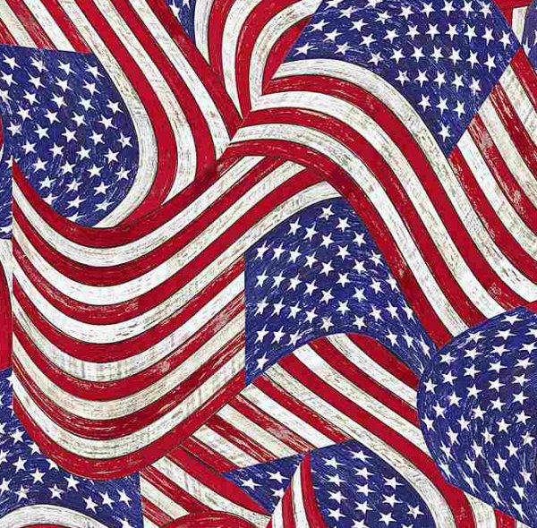 Timeless Treasures - C8365 USA Flags – Grandma's Attic Quilting