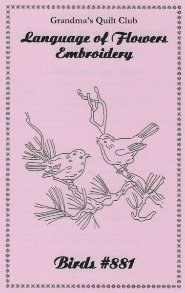 Penny Saver Embroidery - Birds #881