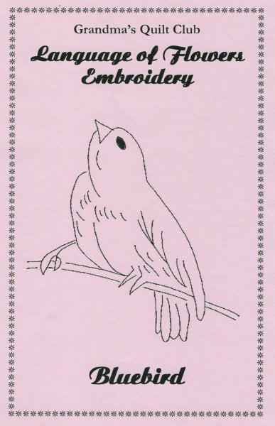 Penny Saver Embroidery - Bluebird