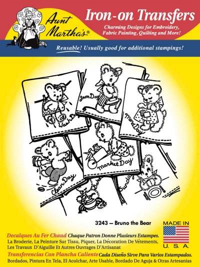 Aunt Martha 3243 - Bruno the Bear
