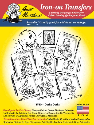 Aunt Martha 3740 - Ducky Ducks