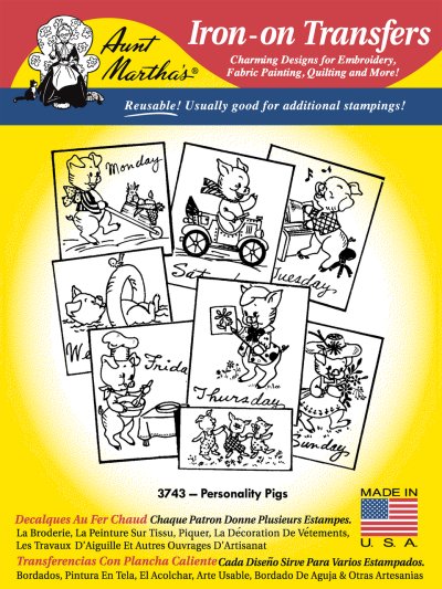 Aunt Martha 3743 - Personality Pigs