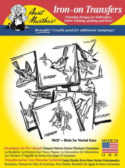 Aunt Martha 9637 - Birds for Various Uses
