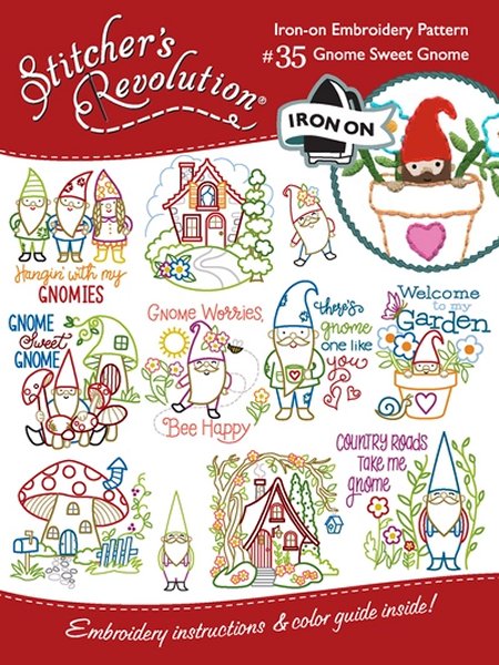 Stitcher's Revolution - SR35 Gnome Sweet Gnome