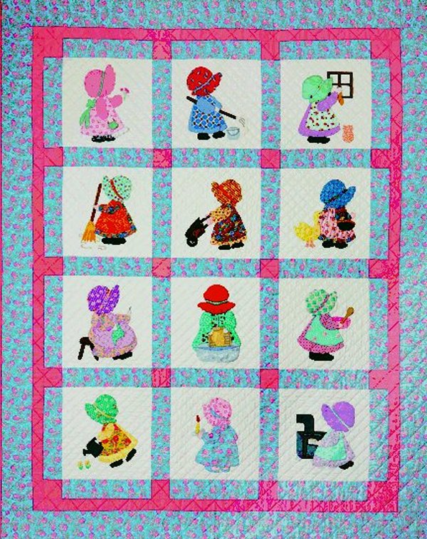Patterns - Sunbonnet Sue – Tagged  patterns-sunbonnet-sue-tagged-block-of-the-month-grandma-s-attic-quilting