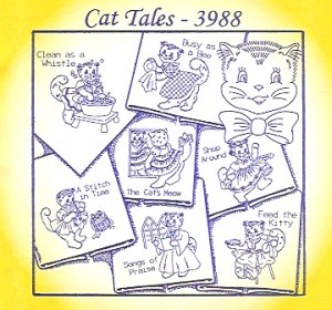Aunt Martha 3988 - Cat Tales