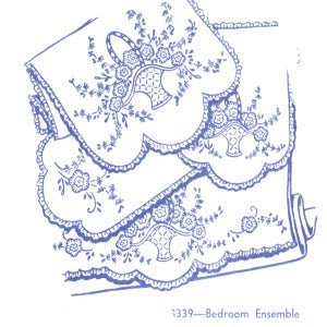 Aunt Martha 3339 - Bedroom Ensemble - Grandma's Attic Quilting