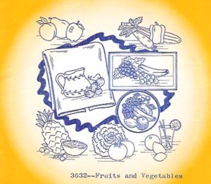 Aunt Martha 3632 - Fruits and Vegetables - Grandma's Attic Quilting