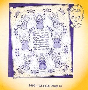 Aunt Martha 3693 - Little Angels - Grandma's Attic Quilting