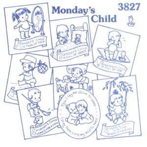 Aunt Martha 3827 - Monday’s Child - Grandma's Attic Quilting