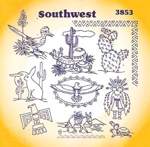 Aunt Martha 3853 - Southwest - Grandma's Attic Quilting