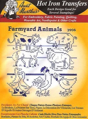 Aunt Martha 3906 - Farmyard Animals - Grandma's Attic Quilting
