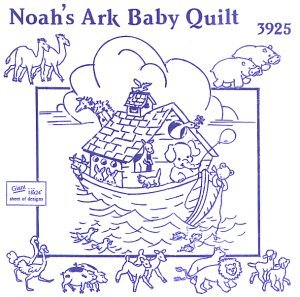 Aunt Martha 3925 - Noah’s Ark Baby Quilt - Grandma's Attic Quilting