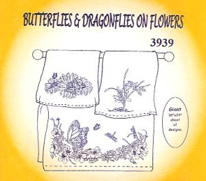 Aunt Martha 3939 - Butterflies & Dragonflies - Grandma's Attic Quilting