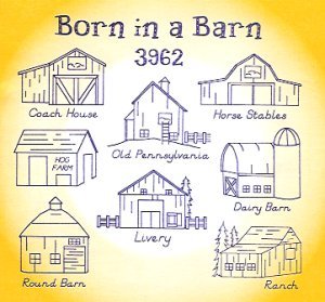 Aunt Martha 3962 - Born In A Barn - Grandma's Attic Quilting
