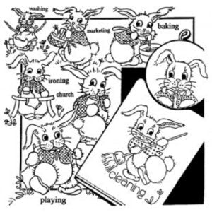 Aunt Martha 3980 - Jack the Rabbit - Grandma's Attic Quilting