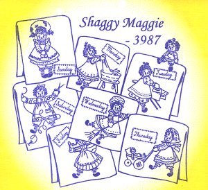 Aunt Martha 3987 - Shaggy Maggie - Grandma's Attic Quilting