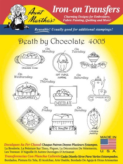 Aunt Martha 4005 - Death by Chocolate - Grandma's Attic Quilting