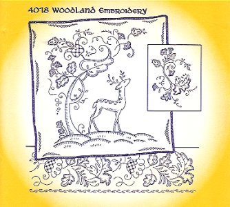 Aunt Martha 4018 - Woodland Embroidery - Grandma's Attic Quilting