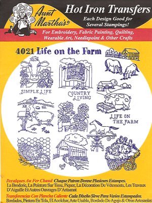 Aunt Martha 4021 - Life on the Farm - Grandma's Attic Quilting