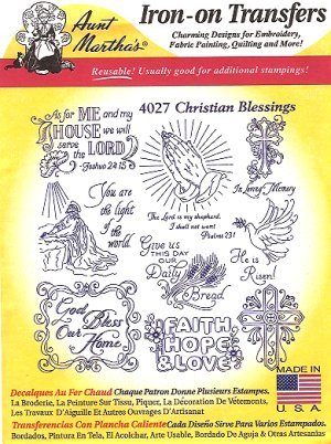 Aunt Martha 4027 - Christian Blessings - Grandma's Attic Quilting