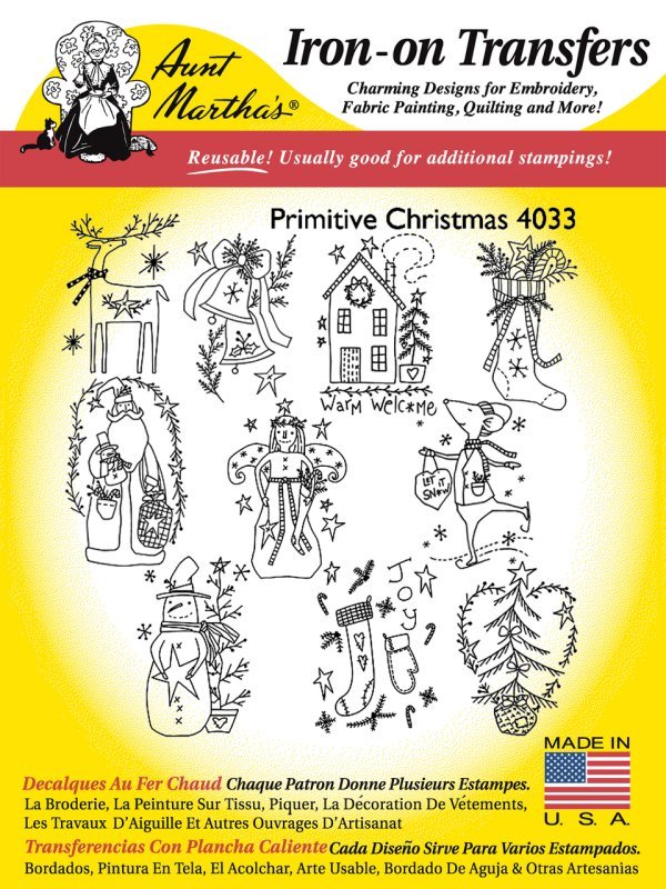 Aunt Martha 4033 - Primitive Christmas - Grandma&