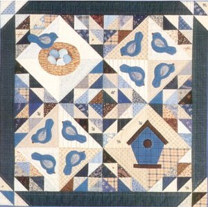 Blue Birds - Grandma's Attic Quilting