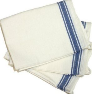 Dishtowels - Vintage Stripe Blue - Grandma's Attic Quilting