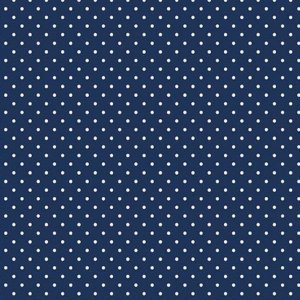 Riley Blake - C670-21 Navy Swiss Dot - Grandma&