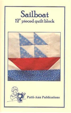 Sailboat Quilt Block Pattern - Grandma&