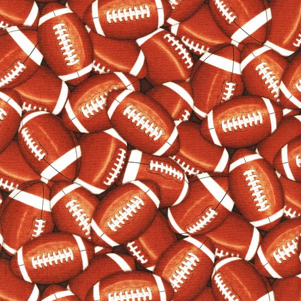 Timeless Treasures -C4822 Footballs - Grandma's Attic Quilting